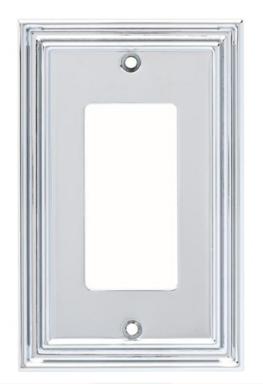 Hampton Bay W36281-PC Chrome Reflect Single GFCI Wall Plate Cover