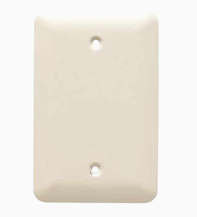 Franklin Brass W13731-LAL Light Almond Stamped Single Blank Wall Plate Cover
