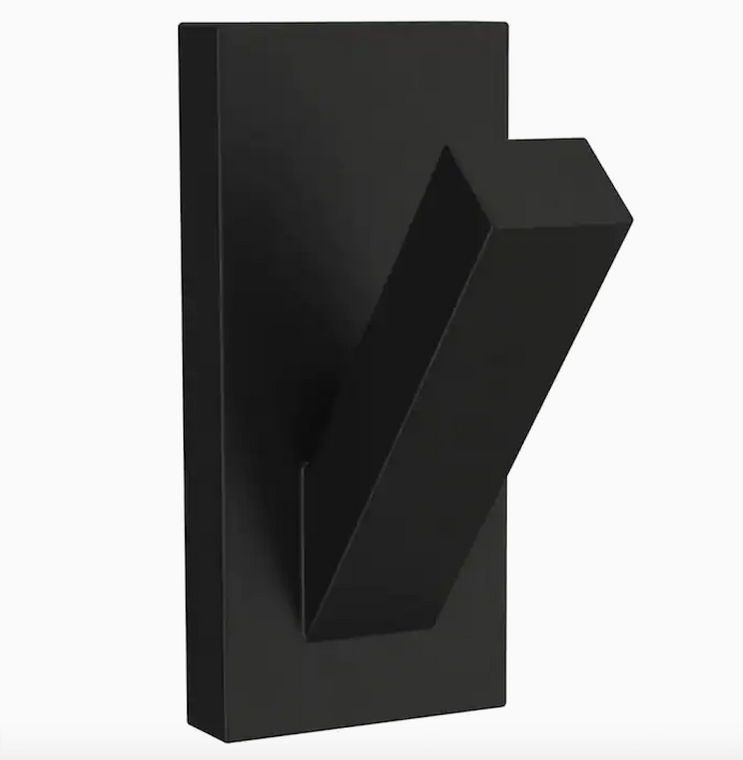 Brainerd B43528W-FB Flat Black 3" Angled Post Hook