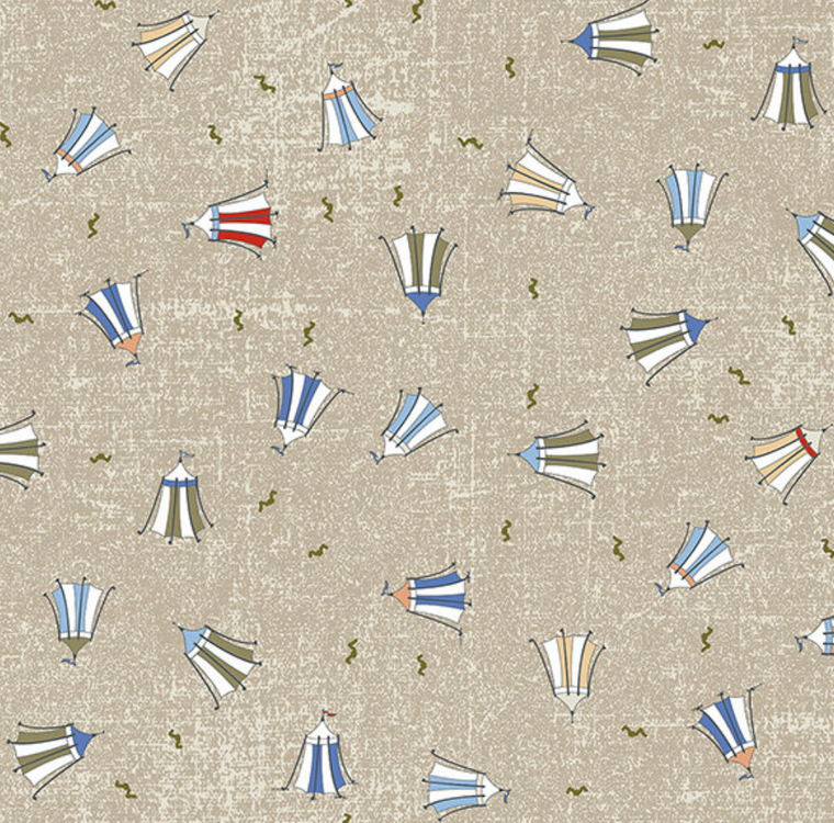 Stof Fabrics 4500-037 Little Ollie's Beach Cabana Cotton Fabric By The Yard Stof Fabrics 4500-037 Little Ollie's Beach Cabana Cotton Fabric By The Yard