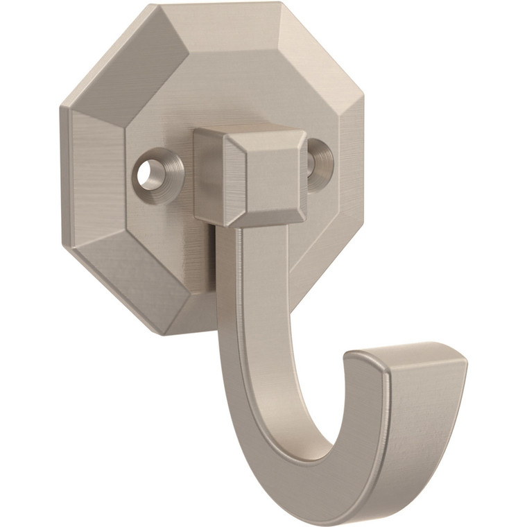 Better Homes & Gardens Single Prong Hex Hook Satin Nickel Finish Better Homes & Gardens Single Prong Hex Hook Satin Nickel Finish