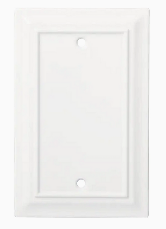 Brainerd Architectural W31560-PW Single Blank Switch Plate Pure White Brainerd Architectural W31560-PW Single Blank Switch Plate Pure White