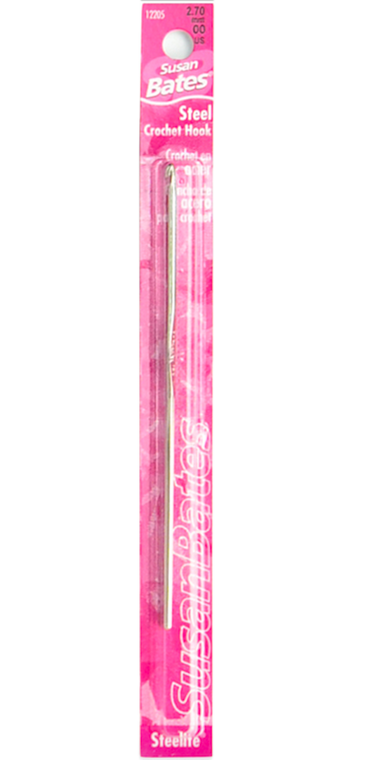 Susan Bates #12205 Steelite Crochet Hook Size S00 (2.70 mm)