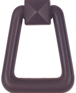 PN0745-MIB Matte Black Trapezoid Pendant Cabinet Drawer Pull