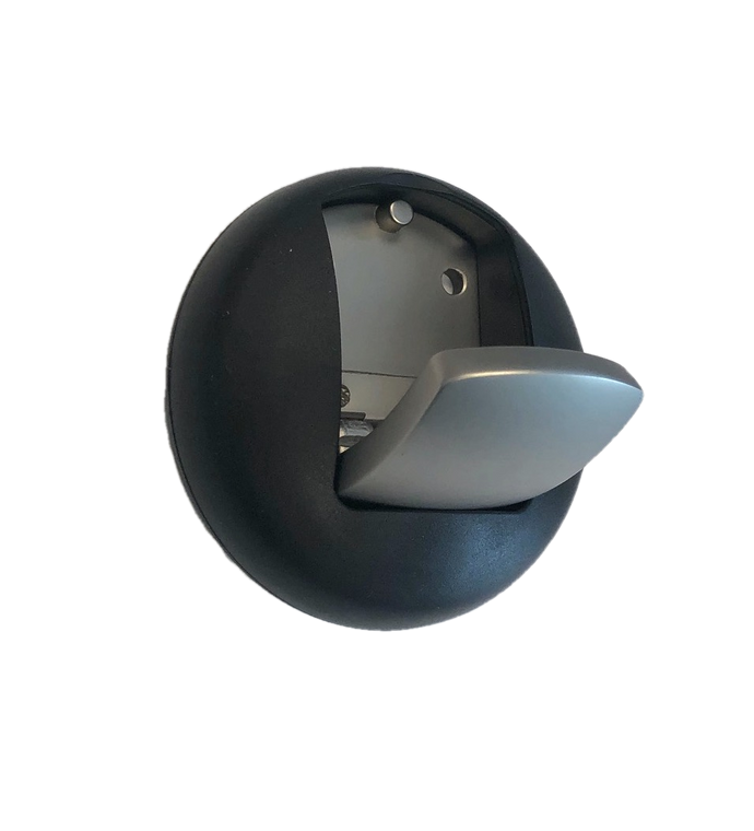 Brainerd 112447 Expresso 3" Round Hook Matte Nickel & Black Finish