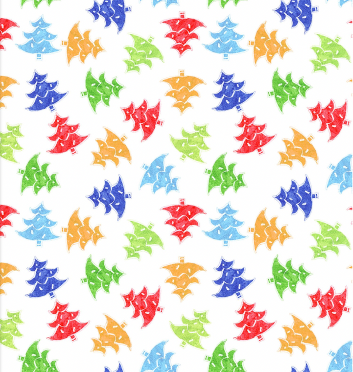 3 Wishes 16619 Snow Friends Trees White Cotton Fabric By The Yard 3 Wishes 16619 Snow Friends Trees White Cotton Fabric By The Yard