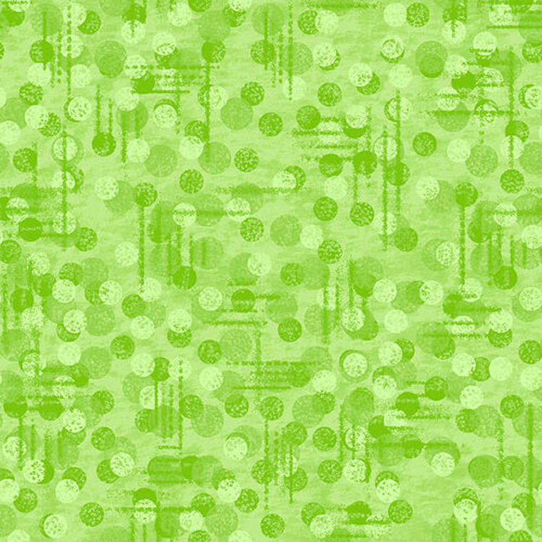Blank Quilting Jot Dot Tonal Texture Chartreuse Cotton Fabric By The Yard
