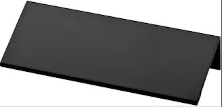 Liberty P30778-FB  3" 76mm Flat Black Modern Edge Drawer Pull
