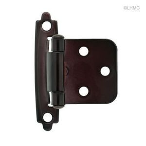 H0103BC-500-C Oil Rubbed Bronze Self Closing Overlay HInge 2 Pack