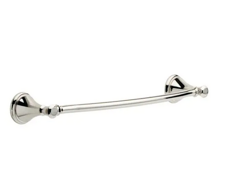Delta 79718-PN  Cassidy Bath 18" Towel Bar Polished Nickel Finish