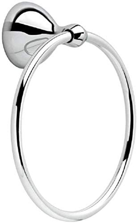 Delta FNDS46-PC Foundations Bath Towel Ring, Chrome Finish