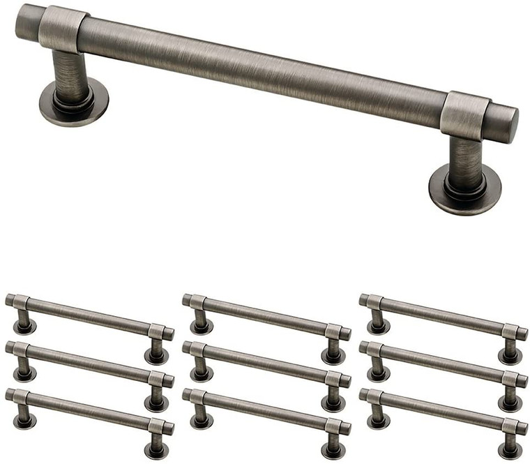 Liberty P29517K-904 4" Heirloom Silver Francisco Cabinet Drawer Pull 10 Pack