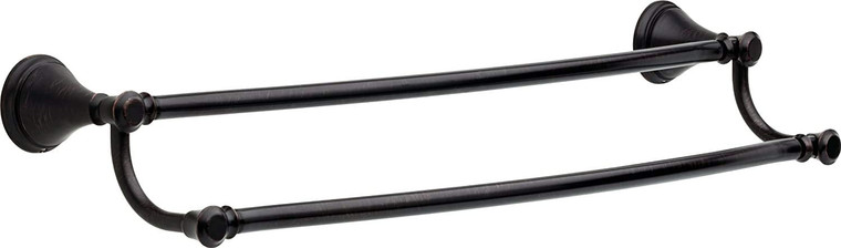 Delta 79725-RB  Cassidy Bath 24" Double Towel Bar Venetian Bronze Finish