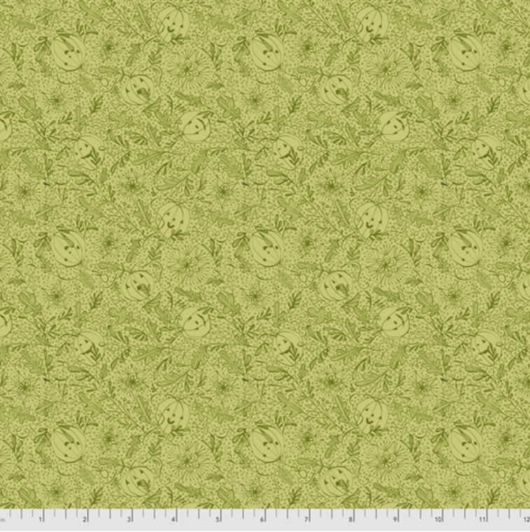 Free Spirit Cori Dantini Spirit Of Halloween We See You Green Cotton Fabric By Yd