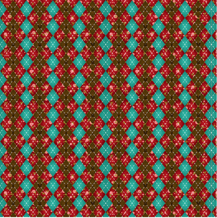 Henry Glass Next Stop is Home Argyle Red Cotton Fabric By The Yard Henry Glass Next Stop is Home Argyle Red Cotton Fabric By The Yard