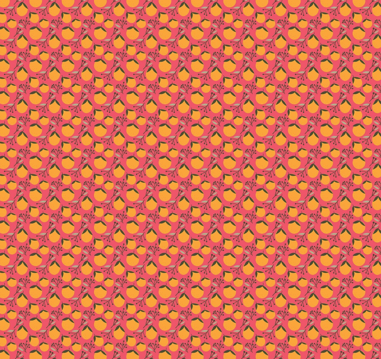 Blend Textiles Mia Charro Floral Pets Haruko Pink Cotton Fabric By Yd