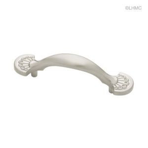 P30049-SN Satin Nickel 3" Fan Design Cabinet Drawer Pull
