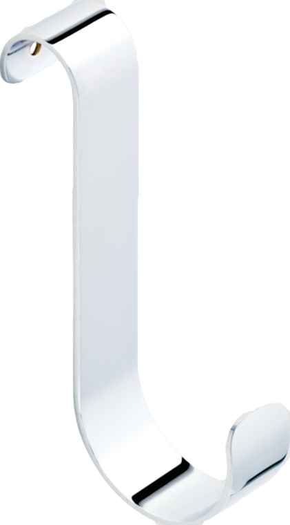 Better Homes & Gardens Over-the-Towel Bar Hooks in Polished Chrome (2-Pack)