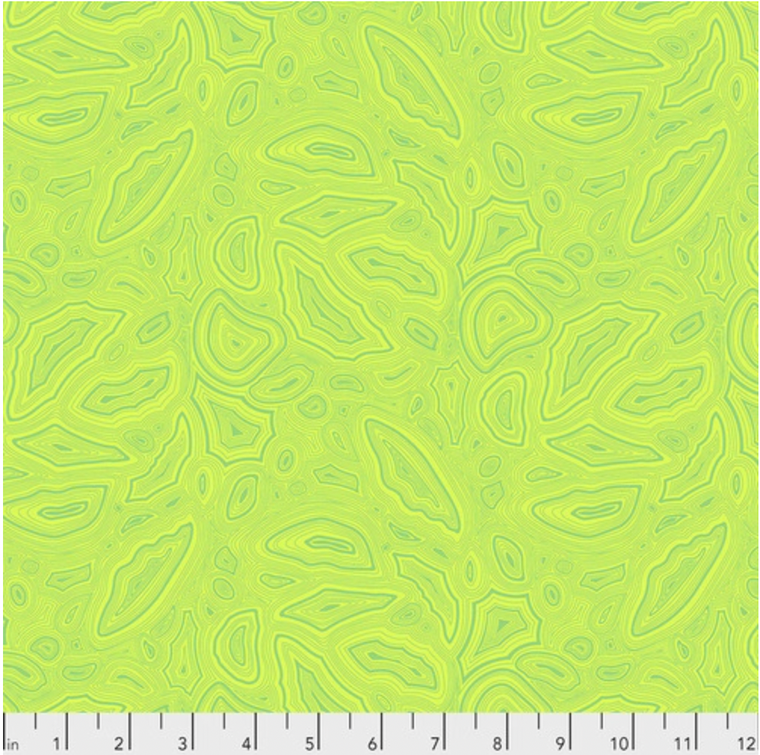 Free Spirit Tula Pink Mineral Peridot Cotton Fabric By The Yard
