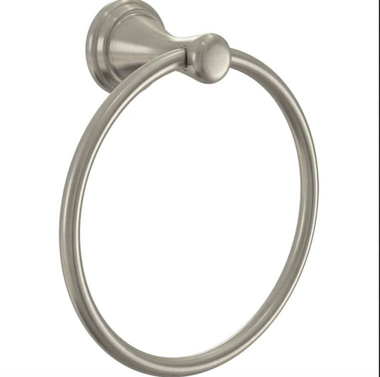 Peerless SIDE46-BN Bayside Brushed Nickel Bath Towel Ring