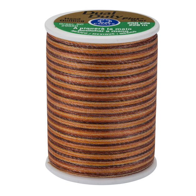 Coats Dual Duty Plus Lg. Spool Hand Quilting Thread Autumn 250 yds.