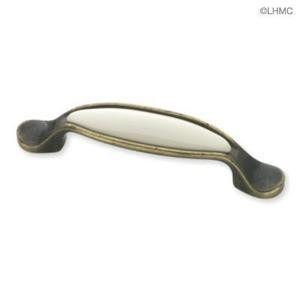 P49003-205-C Francesca Ceramic & Bronze Brass Cabinet Drawer Pull