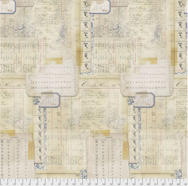 Tim Holtz Foundations Calendar Multi Cotton Fabric By The Yard Tim Holtz Foundations Calendar Multi Cotton Fabric By The Yard