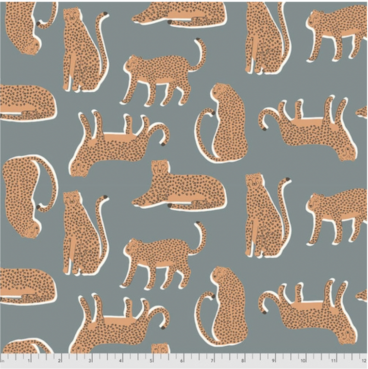 Free Spirit Scion Esala Lionel Denim Cotton Fabric By The Yard