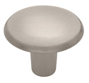 P65015C-SN Satin Nickel Concave Design 1 1/2" Cabinet Drawer Knob