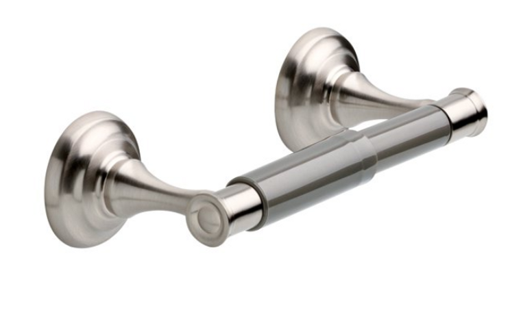 Better Homes & Gardens Cameron Toilet Paper Holder Plated Nickel Better Homes & Gardens Cameron Toilet Paper Holder Plated Nickel