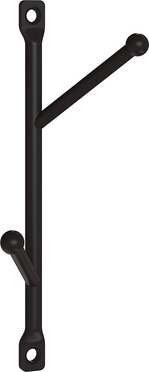 Franklin Brass VERT01F-FB Small Vertical Coat, Hat, Robe Hook Matte Black