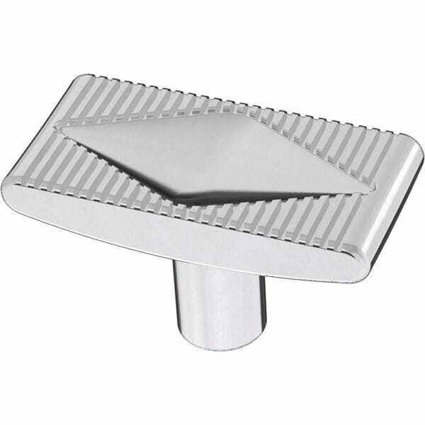 Liberty P40013C-PC 1 5/8" Slatted Diamond Cabinet & Drawer Knob Polished Chrome