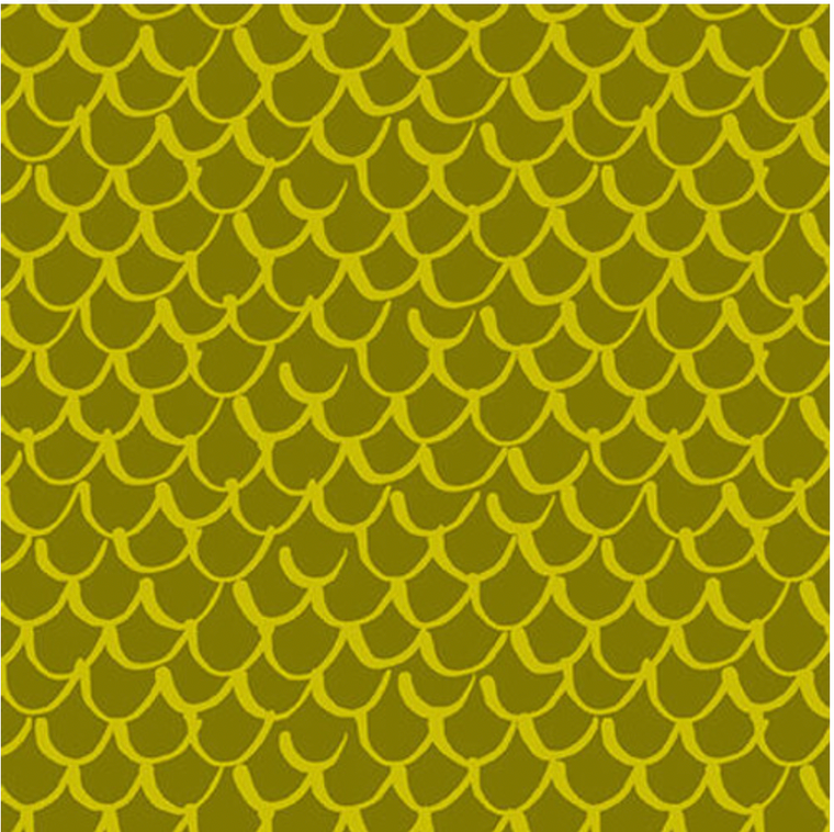 Blank Quilting Points of Hue Scallop Geo Chartreuse Fabric By The Yard Blank Quilting Points of Hue Scallop Geo Chartreuse Fabric By The Yard
