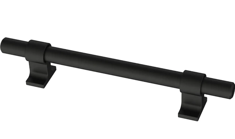 Liberty P44374W-FB 1 3/8" - 6 5/16" Industrial Adjustable Cabinet Pull Flat Black