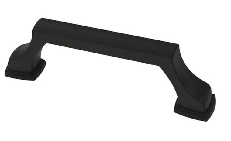 Liberty P34951C-FB 3" Flat Black Brightened Opulence Emberlee Cabinet Pull