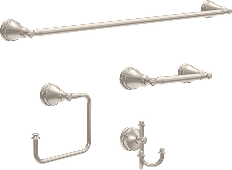 Delta Bath MYN64-DN Mylan 4 Piece Bath Hardware Set Brushed Nickel Finish