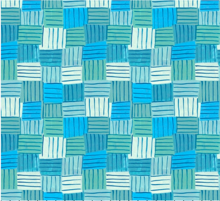 Sarah Campbell Fresh Picked Garden Patch Blue Fabric By The Yard