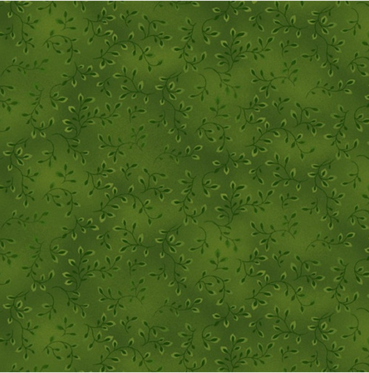 Henry Glass Color Principle Folio Basics Christmas Green Fabric By The Yard