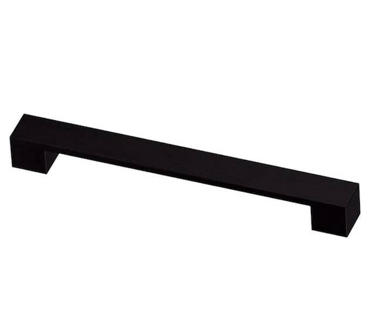 Liberty P28926-FB Stratford Square 7 9/16" Matte Black Cabinet Drawer Pull Liberty P28926-FB Stratford Square 7 9/16" Matte Black Cabinet Drawer Pull
