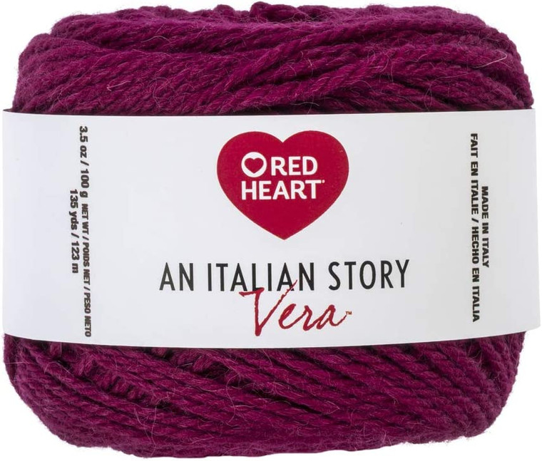 Italian Collection Vera Melanzana Alpaca & Wool Blend Knitting & Crochet Yarn