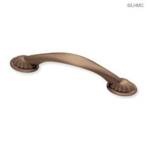 PN0633V-SR-C7 3 3/4" Antique Satin Red Shell Cabinet Drawer Pull