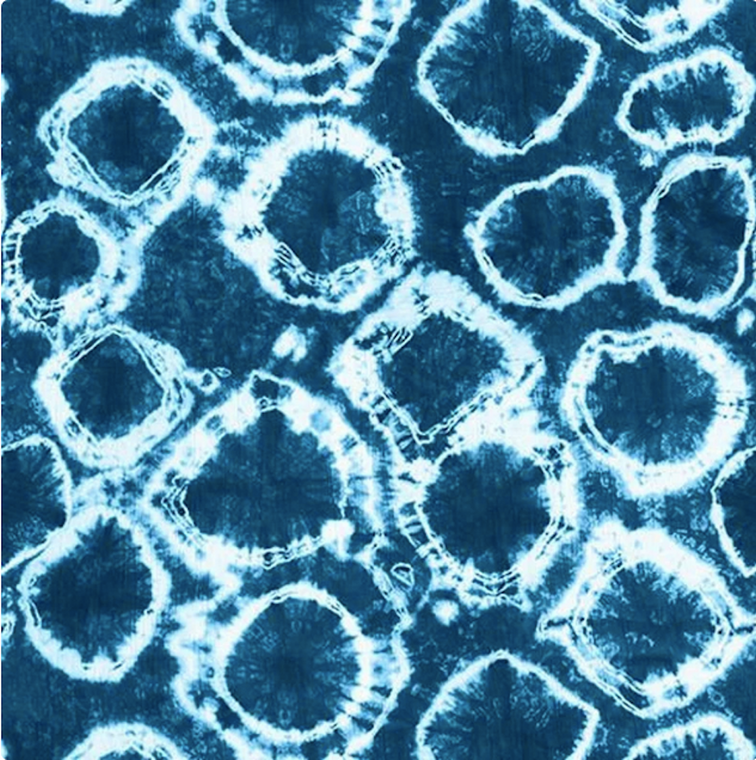 Blank Quilting Katori Circles White Blue Cotton Fabric By The Yard Blank Quilting Katori Circles White Blue Cotton Fabric By The Yard