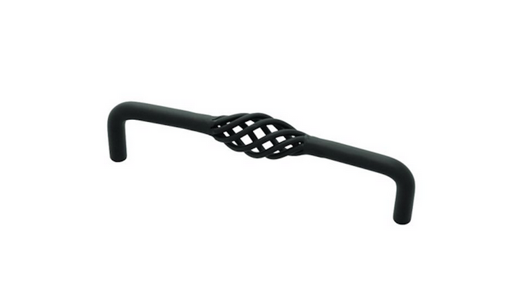 Liberty PN0549-FB 5 1/16" Birdcage Cabinet Pull Matte Black Finish