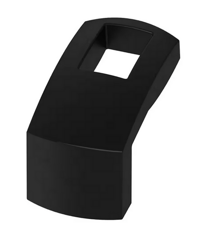 Liberty P39233C-FB 1" Square Cut Out Keyhole Cabinet Drawer Knob Matte Black