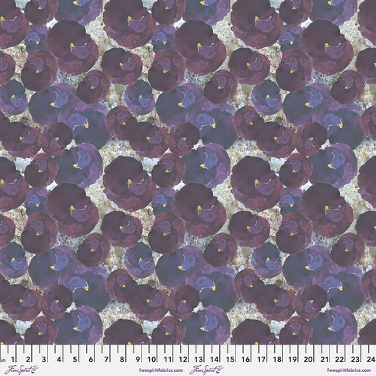 Denise Burkitt Special Moments Drifting Pansies Purple Cotton Fabric By Yard Denise Burkitt Special Moments Drifting Pansies Purple Cotton Fabric By Yard