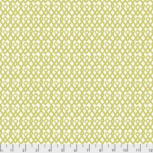 Free Spirit Scion Eloisa Ristikko Lime Cotton Fabric By The Yard