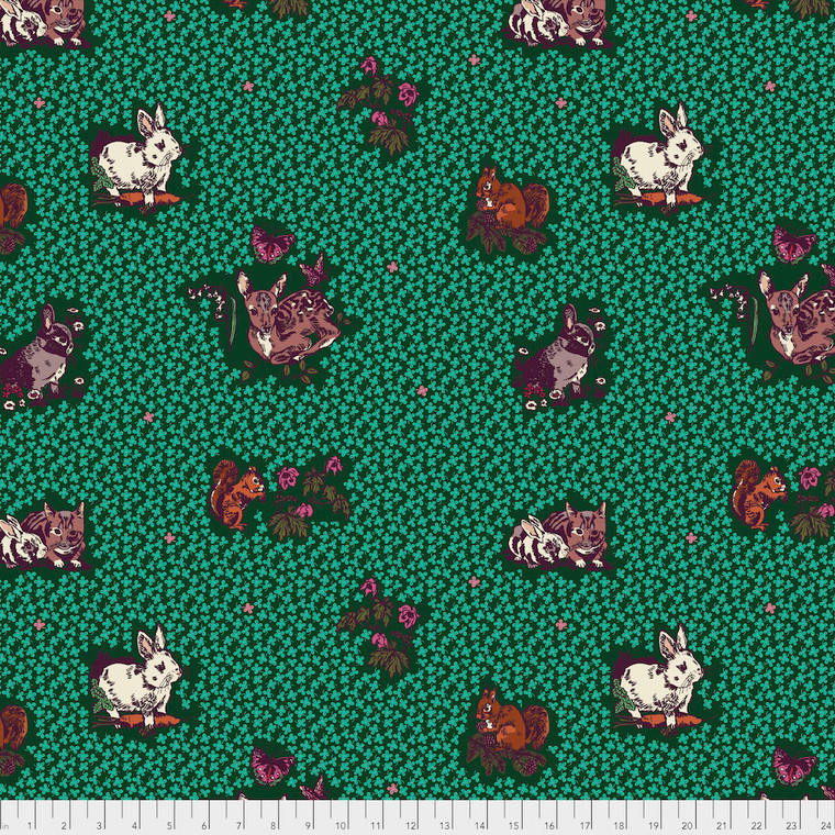 Free Spirit Natalie Lete Woodland Walk Lucky Animals Mint Cotton Fabric By Yard Free Spirit Natalie Lete Woodland Walk Lucky Animals Mint Cotton Fabric By Yard