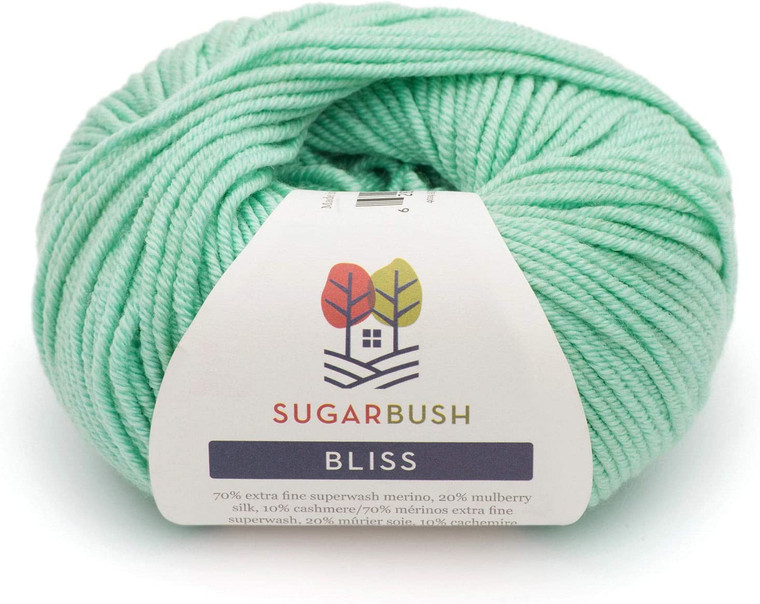 Sugar Bush Bliss Aquamarine Merino Wool Knitting & Crochet Yarn