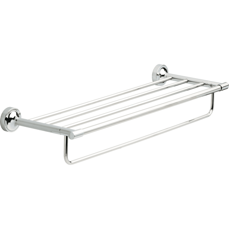Better Homes & Gardens Bath Chandler 24" Towel Shelf w/ 1 Bar Chrome Finish Better Homes & Gardens Bath Chandler 24" Towel Shelf w/ 1 Bar Chrome Finish