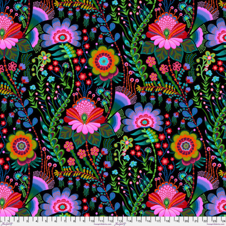 Free Spirit Anna Maria Horner Brave Sunseekers Night Cotton Fabric By The Yard